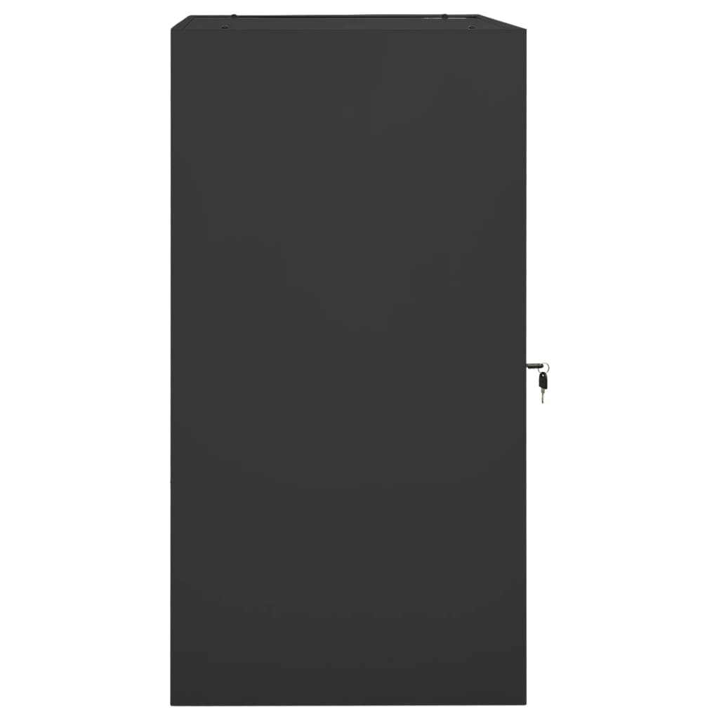 Ormarić za sedla antracit 53 x 53 x 105 cm čelični