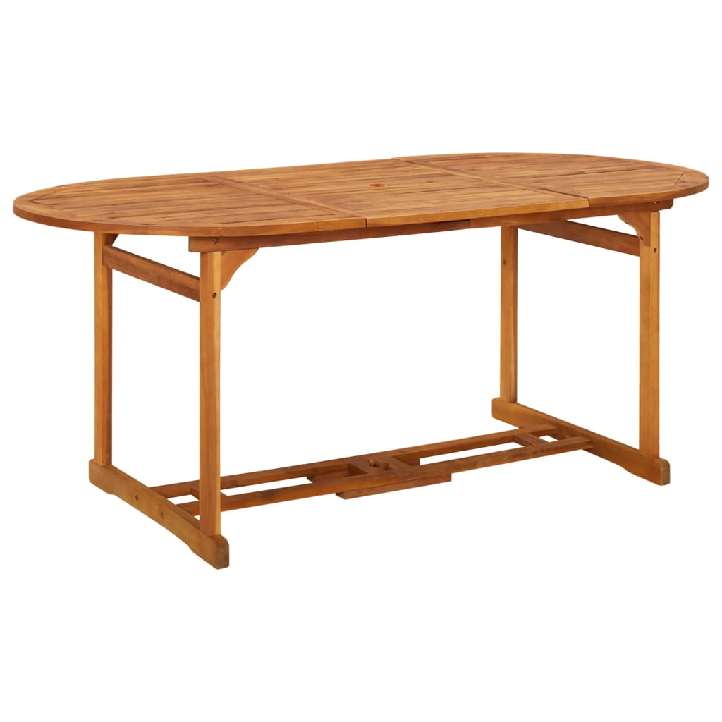 7-dijelni vrtni blagovaonski set 180x90x75 cm bagremovog drva