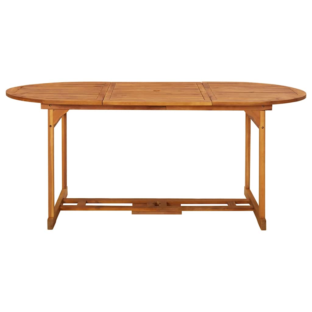 7-dijelni vrtni blagovaonski set 180x90x75 cm bagremovog drva