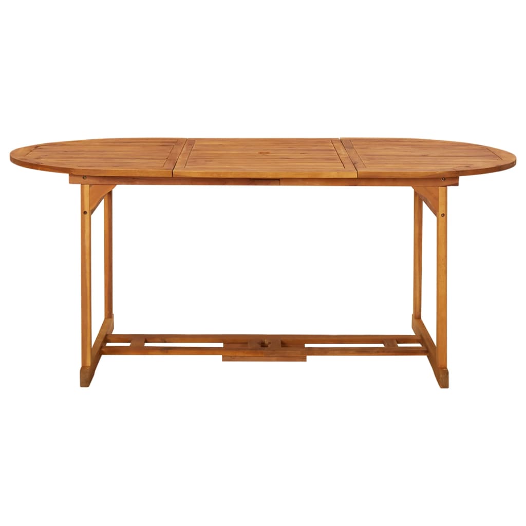 7-dijelni vrtni blagovaonski set 180x90x75 cm bagremovog drva