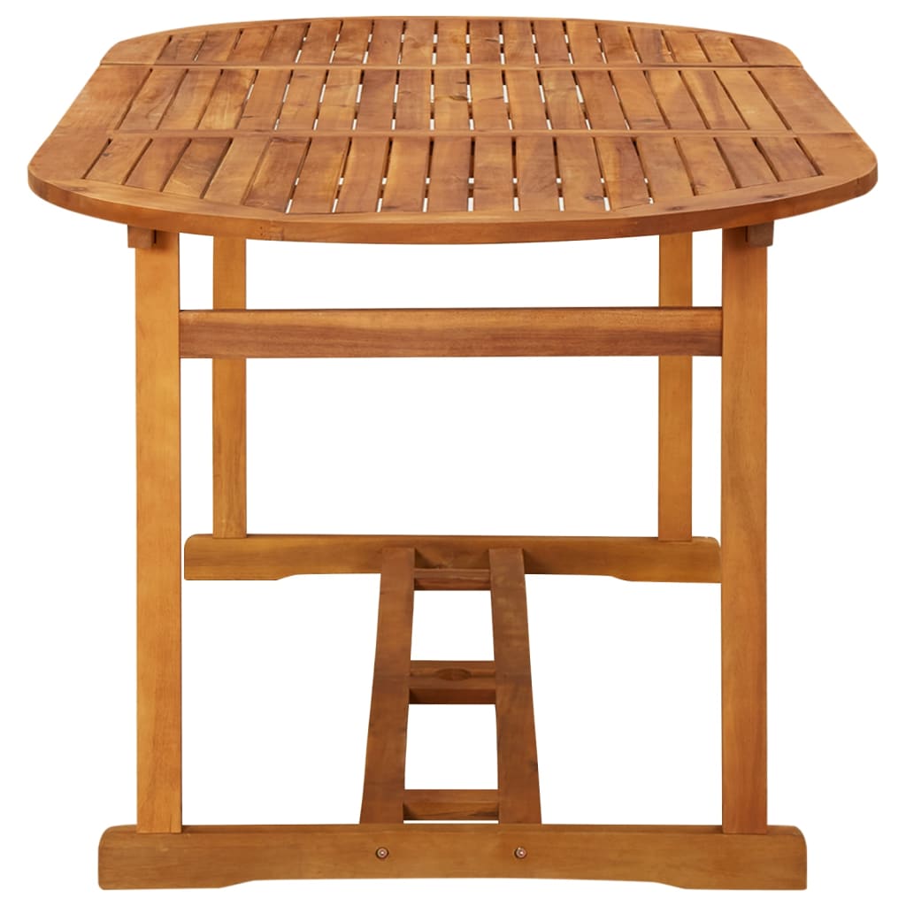 7-dijelni vrtni blagovaonski set 180x90x75 cm bagremovog drva