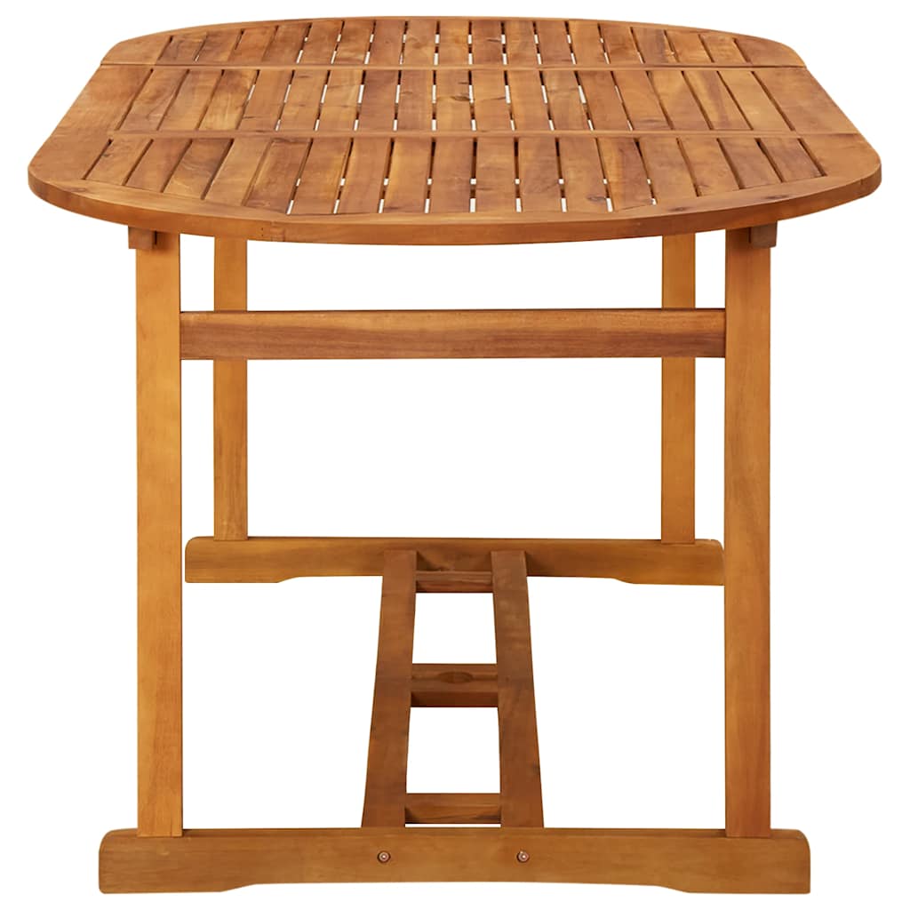 9-dijelni vrtni blagovaonski set 180x90x75 cm bagremovog drva
