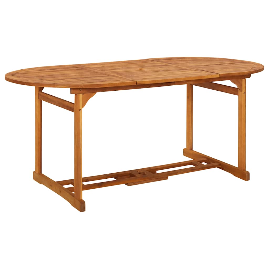 7-dijelni vrtni blagovaonski set 180x90x75 cm bagremovog drva