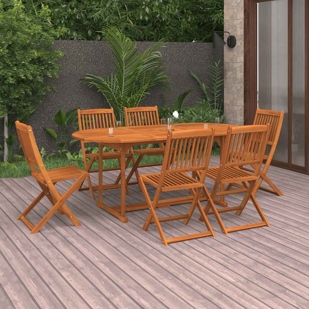 9-dijelni vrtni blagovaonski set 180x90x75 cm bagremovog drva