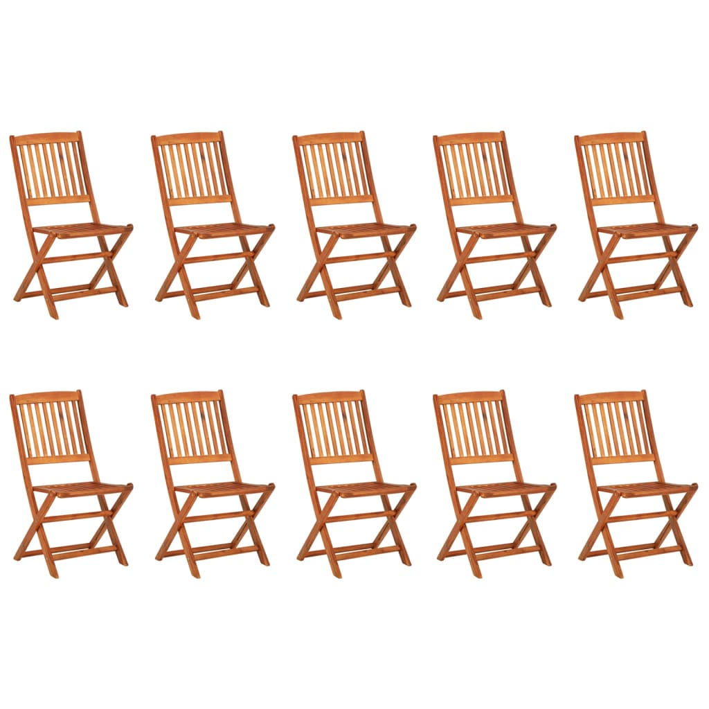 11-dijelni vrtni blagovaonski set 220x90x75 cm bagremovog drva