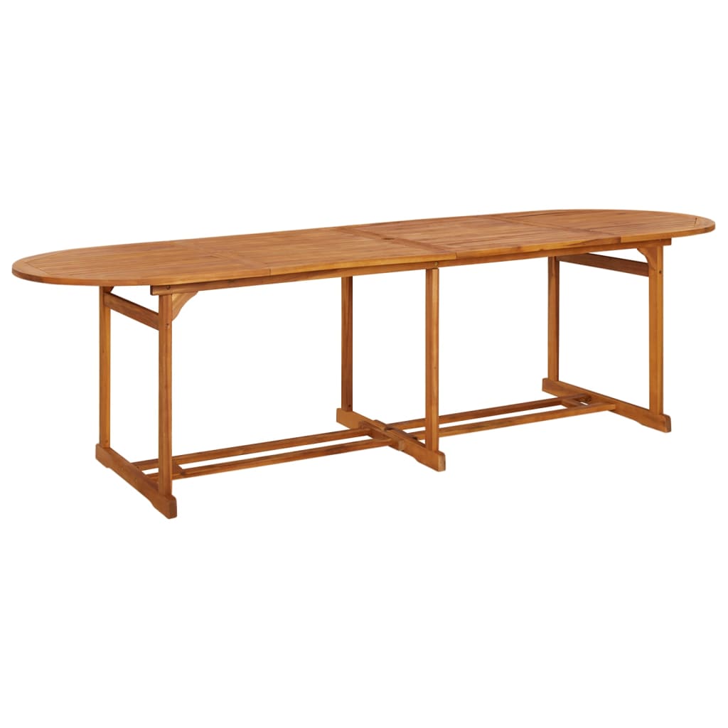 13-dijelni vrtni blagovaonski set 280x90x75 cm bagremovog drva