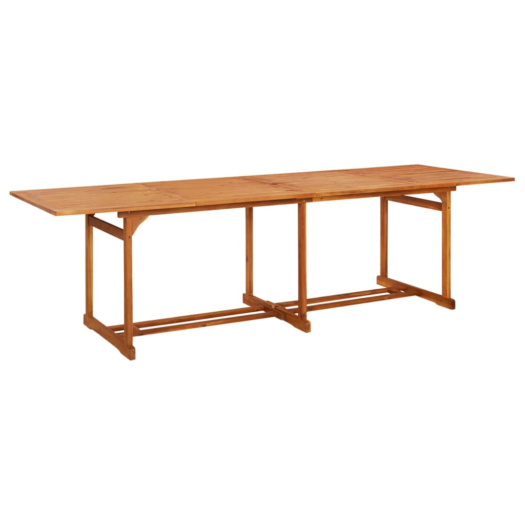 11-dijelni vrtni blagovaonski set 280x90x75 cm bagremovog drva