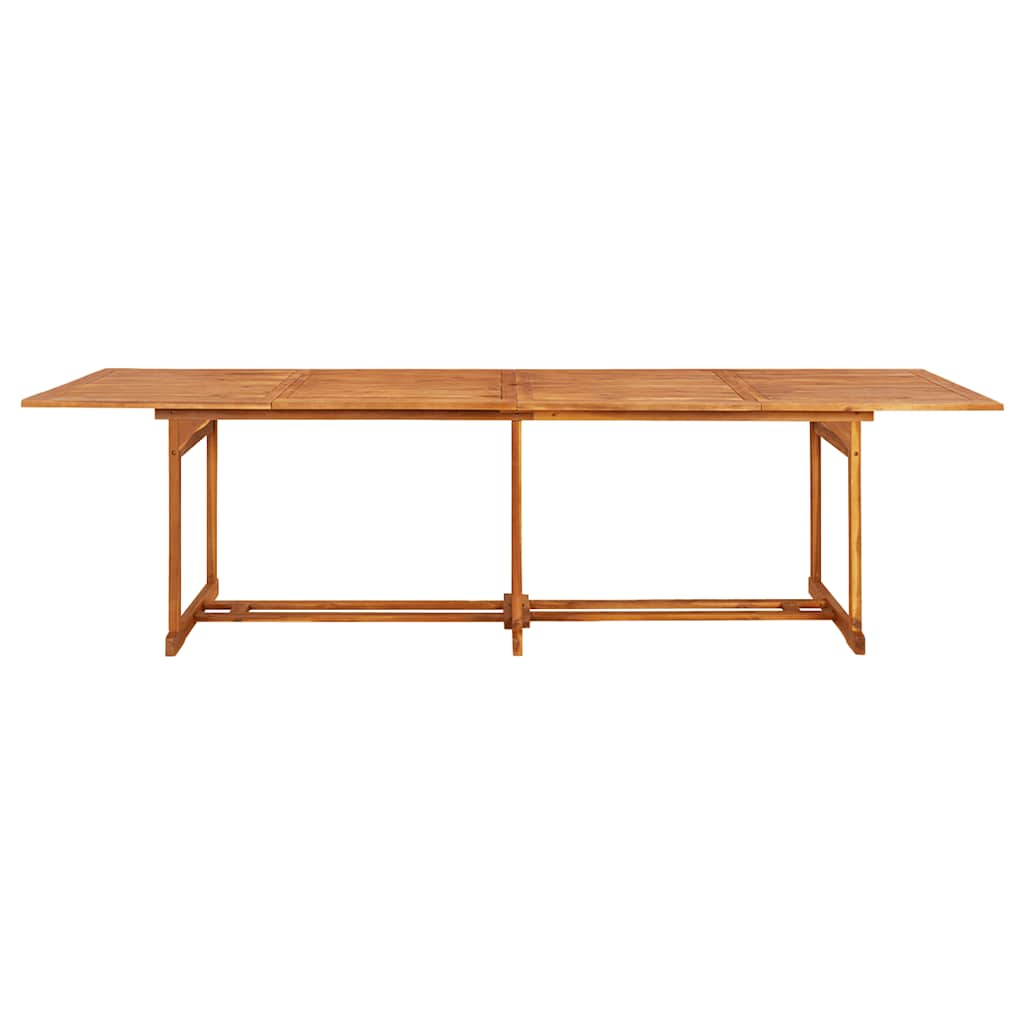 11-dijelni vrtni blagovaonski set 280x90x75 cm bagremovog drva