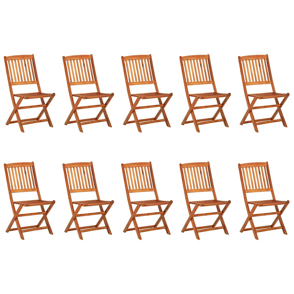 11-dijelni vrtni blagovaonski set 280x90x75 cm bagremovog drva Smeđa