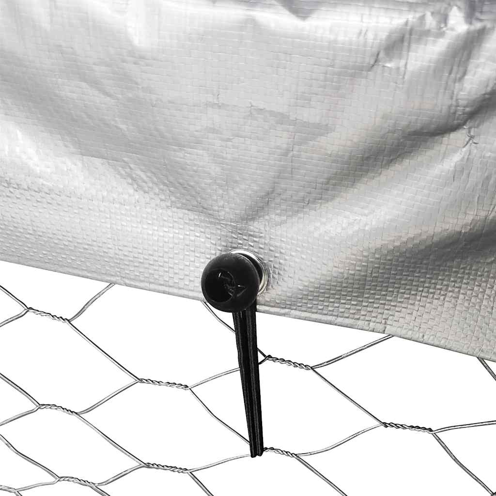 Vanjski kavez za pse s krovom 600 x 200 x 150 cm