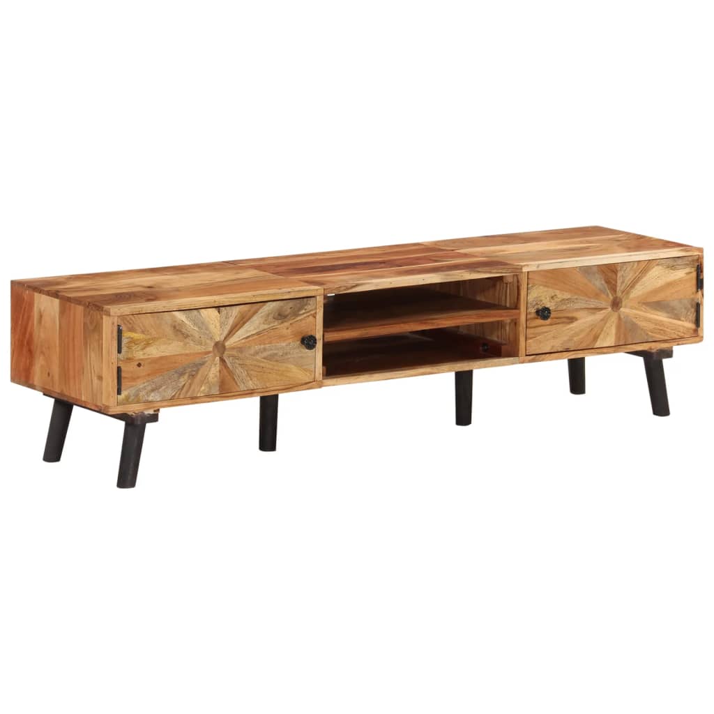 TV ormarić 145 x 35 x 35 cm od masivnog bagremovog drva