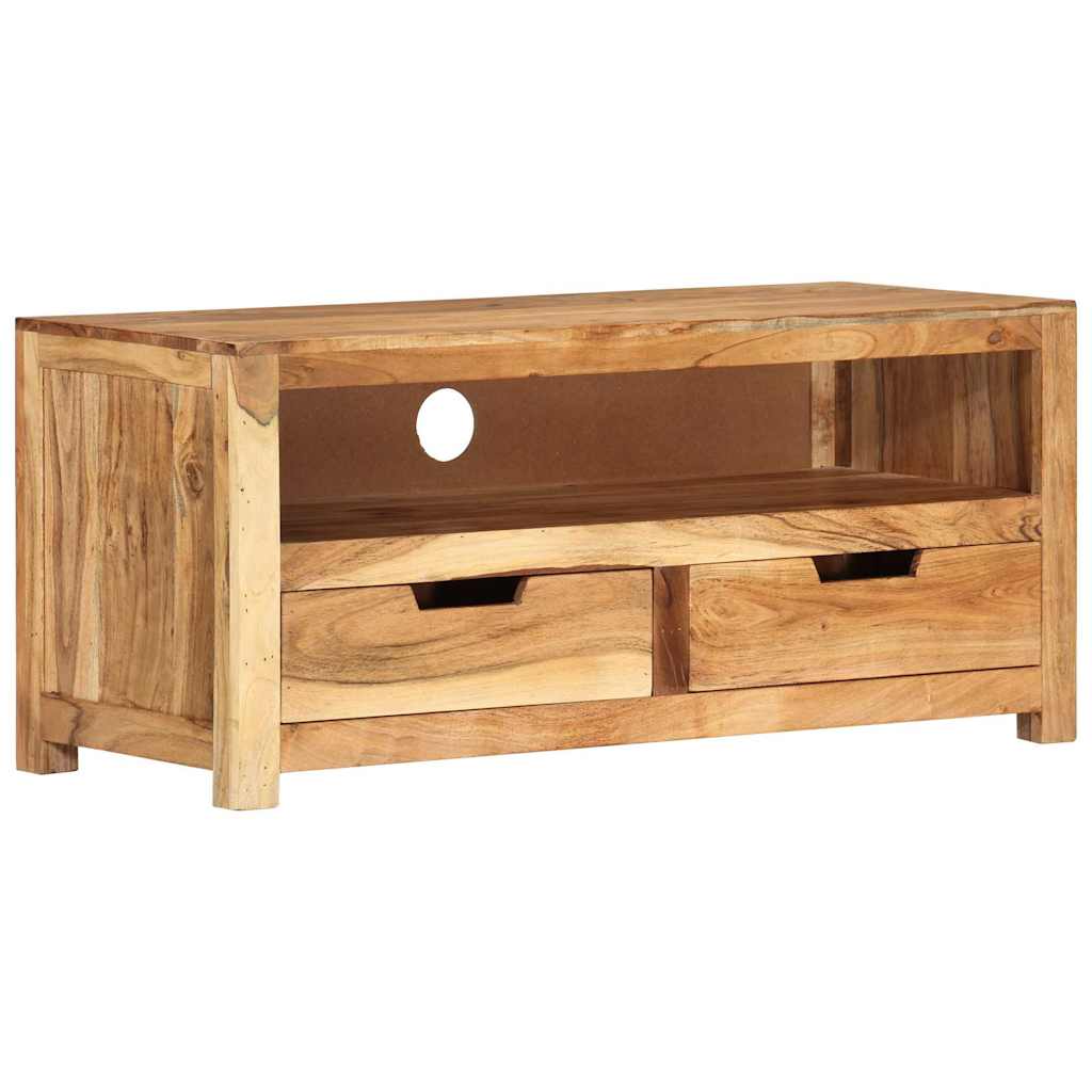 TV ormarić 88 x 35 x 40 cm od masivnog bagremovog drva