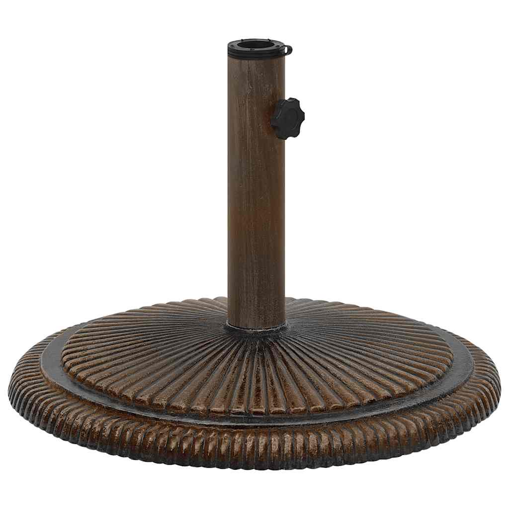 Stalak za suncobran brončani 45 x 45 x 30 cm lijevano željezo