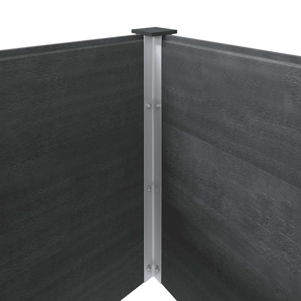 Povišena vrtna gredica siva 300 x 50 x 91 cm WPC