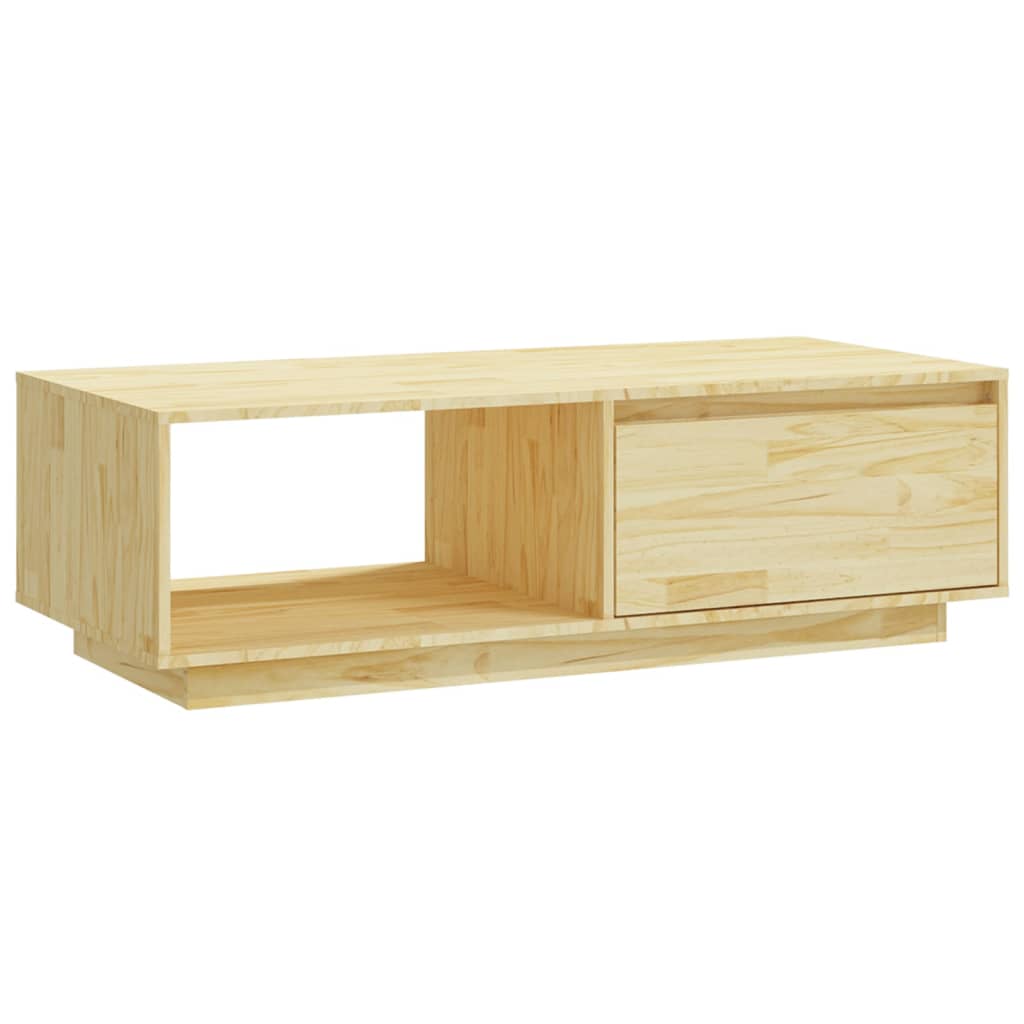 Stolić za kavu 110 x 50 x 33,5 cm od masivne borovine