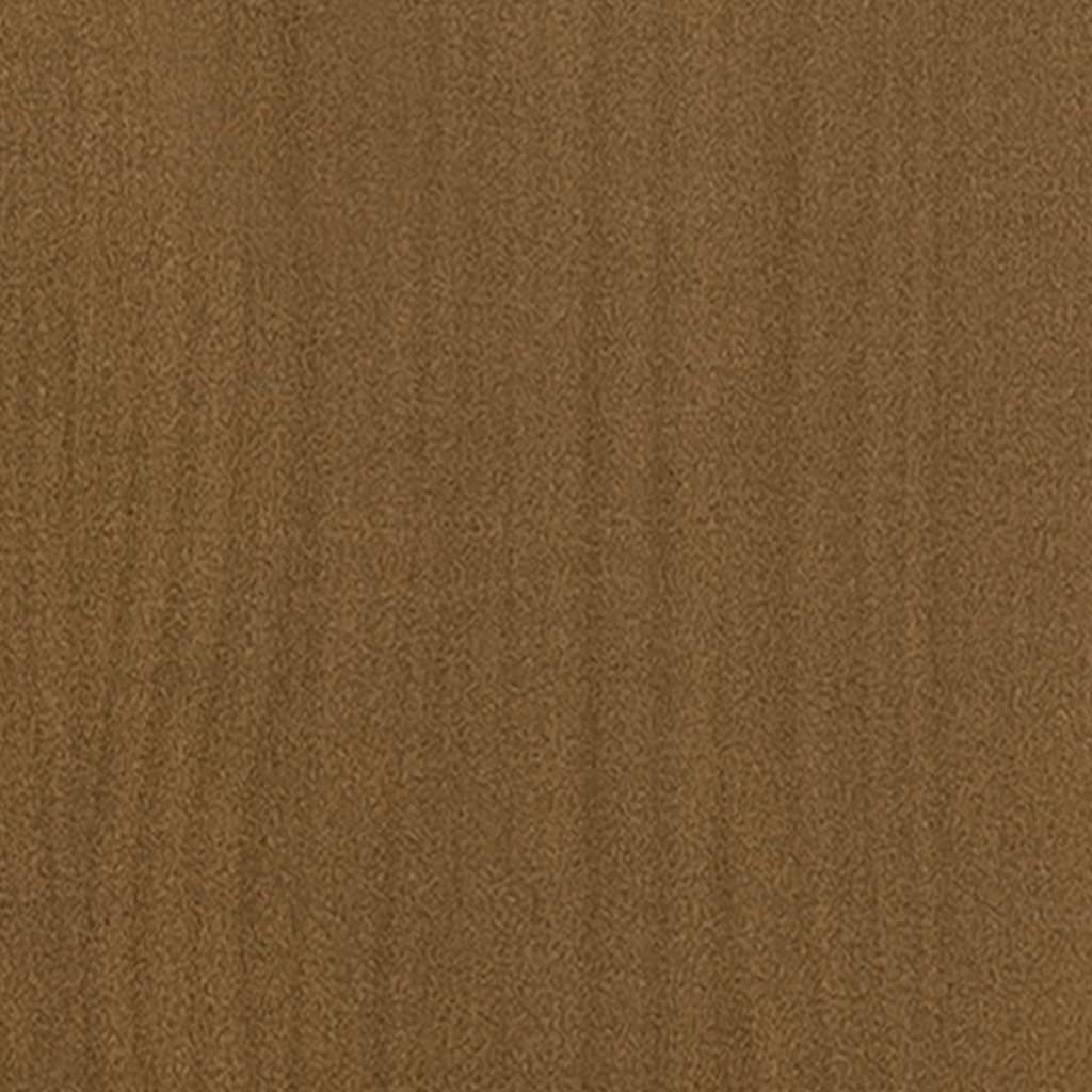 Stolić za kavu boja meda 75 x 50 x 33,5 cm od masivne borovine