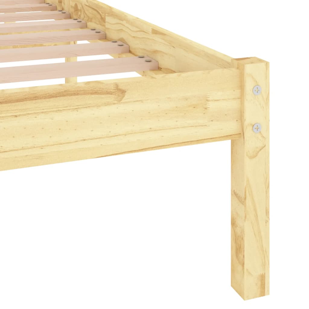 Okvir za krevet od masivnog drva 150 x 200 cm veliki bračni