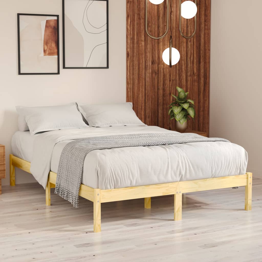 Okvir za krevet od masivnog drva 180 x 200 cm veliki bračni