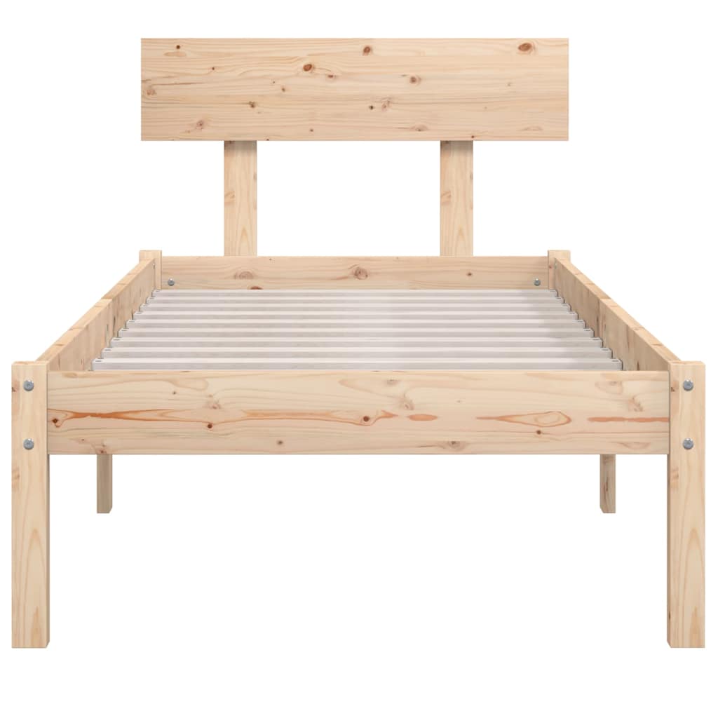 Okvir za krevet od masivne borovine 90 x 200 cm