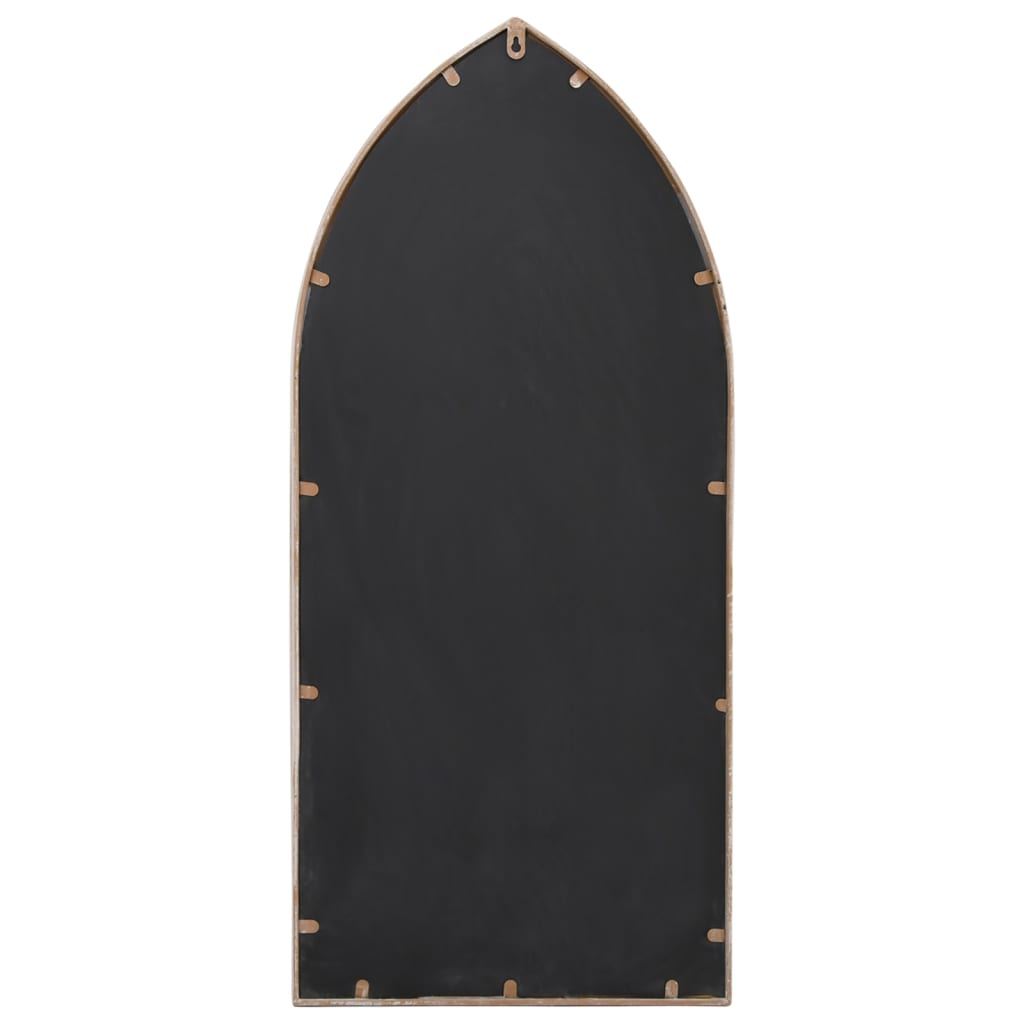 Vrtno ogledalo boja pijeska 100x45 cm željezno vanjska upotreba