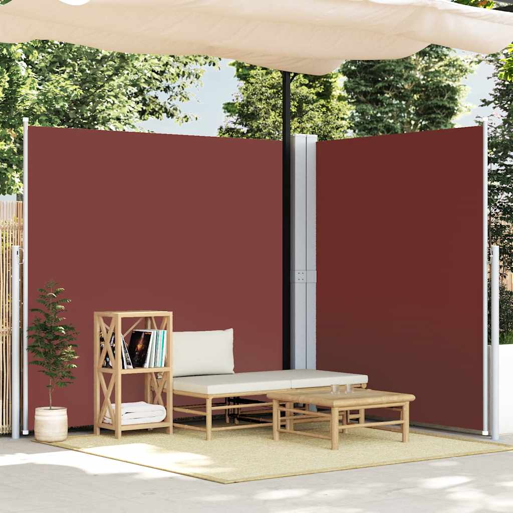 Uvlačiva bočna tenda smeđa 200 x 600 cm