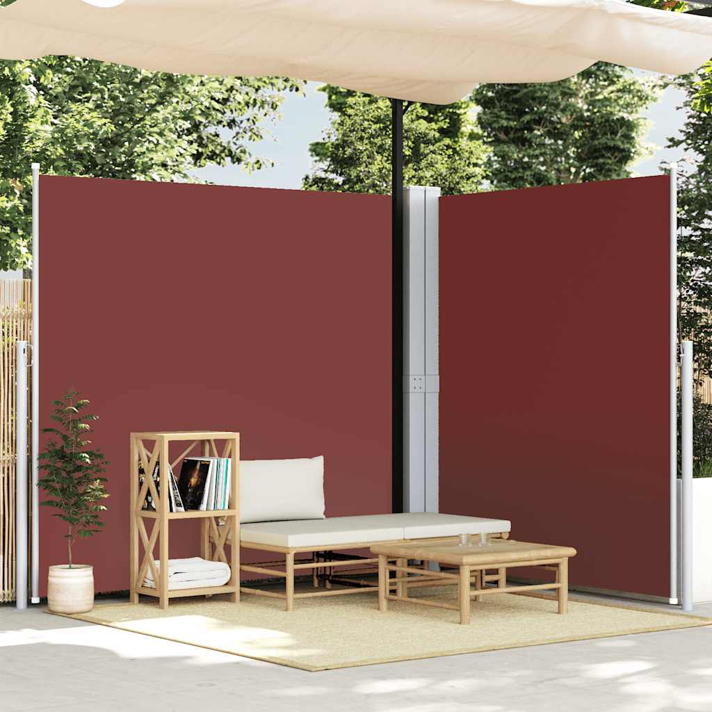 Uvlačiva bočna tenda smeđa 220 x 600 cm