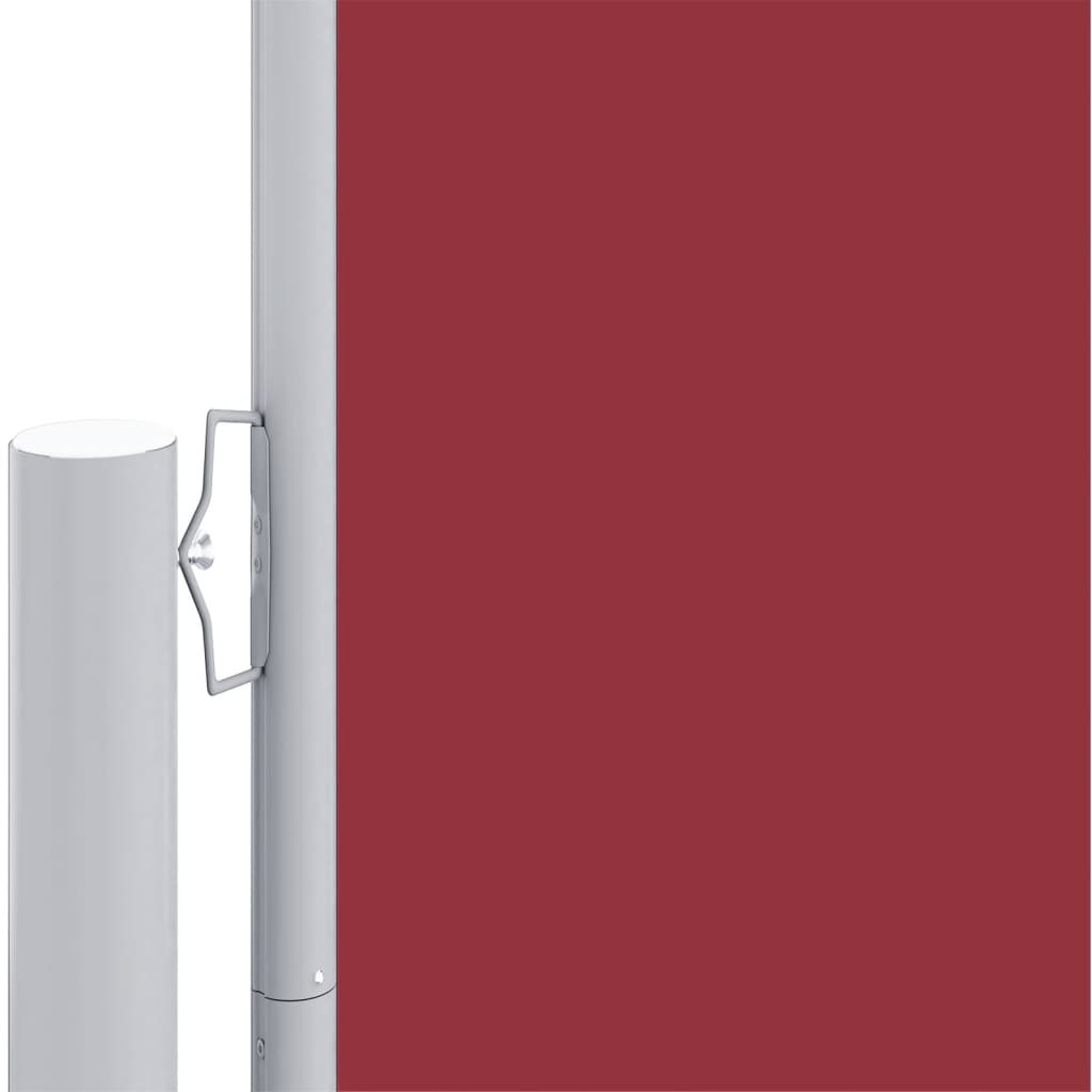 Uvlačiva bočna tenda crvena 160 x 1000 cm