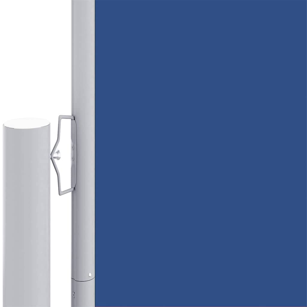 Uvlačiva bočna tenda plava 117 x 1200 cm