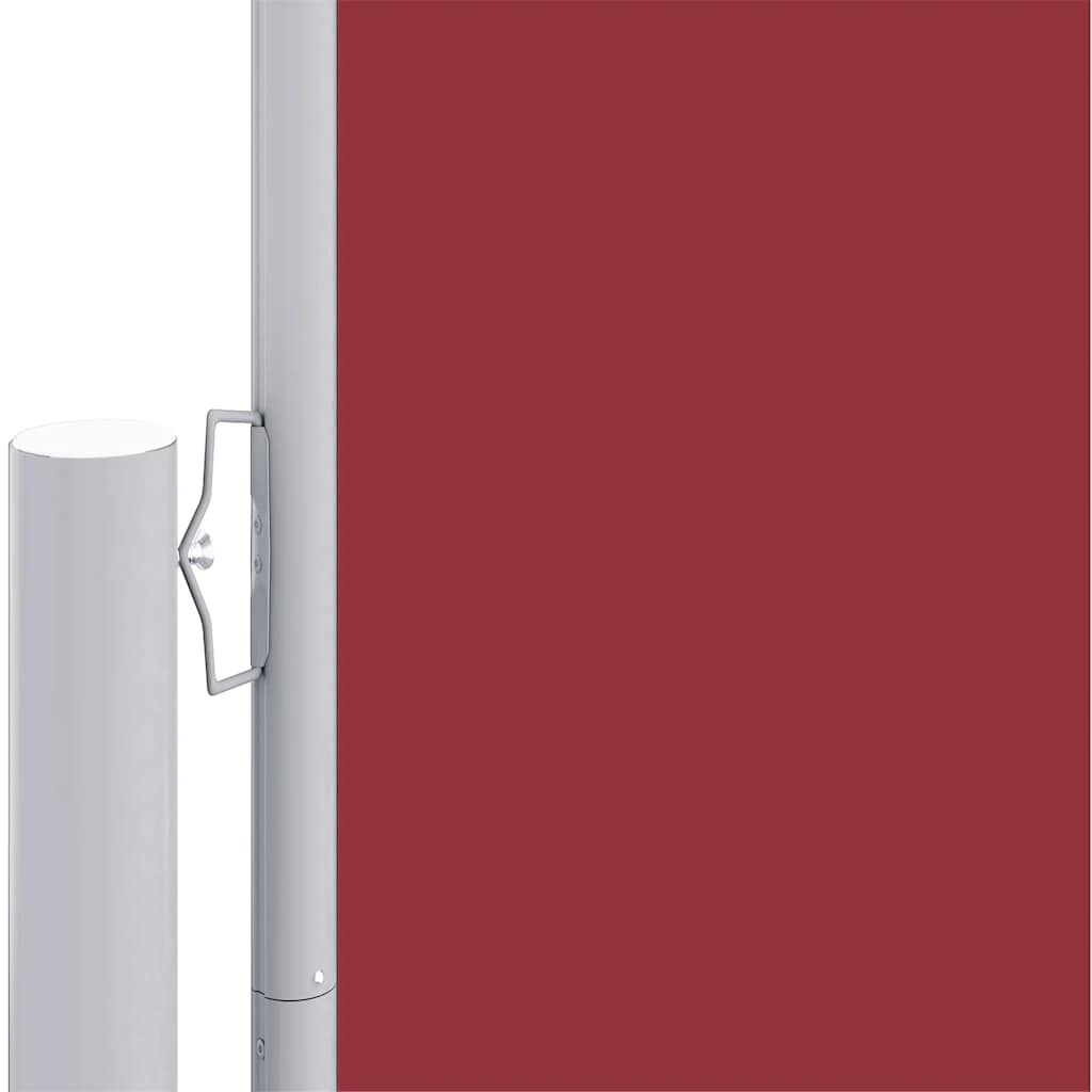 Uvlačiva bočna tenda crvena 200 x 1200 cm