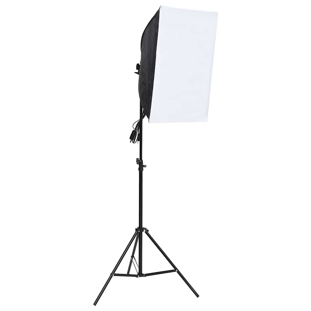 Komplet studijske rasvjete s pozadinama i softboxovima