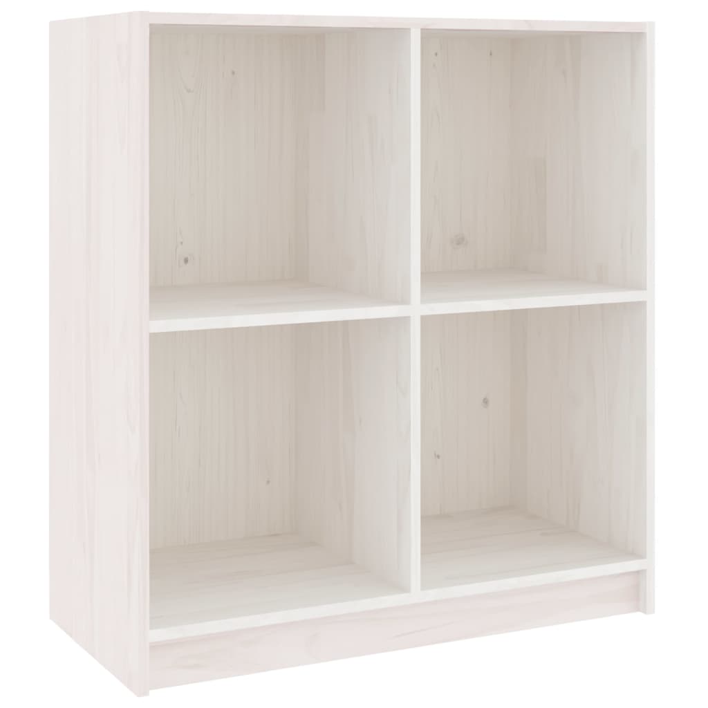 Komoda bijela 70x33x76 cm od masivne borovine
