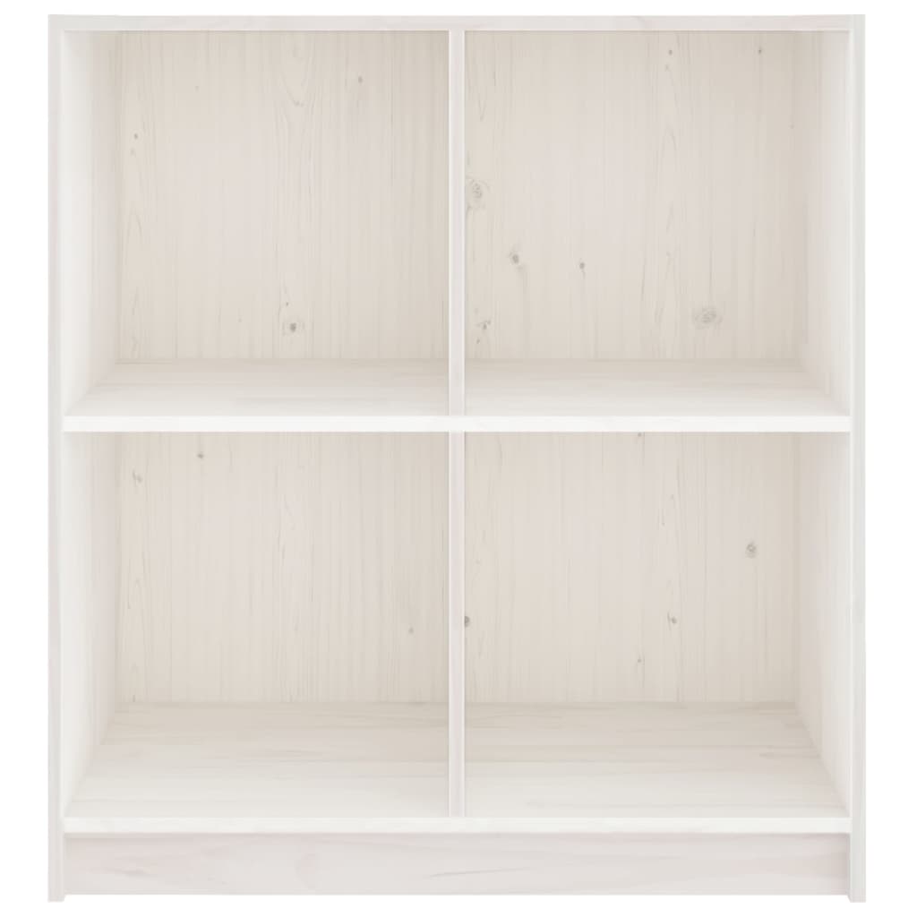 Komoda bijela 70x33x76 cm od masivne borovine