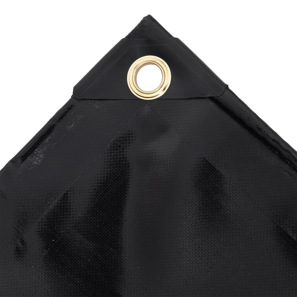 Cerada 650 g/m² 1,5 x 6 m crna