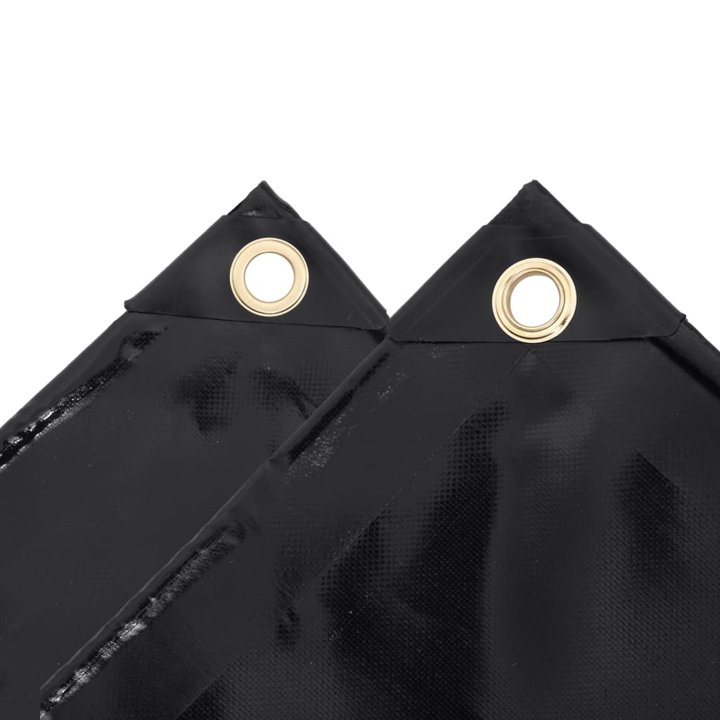 Cerada 650 g/m² 1,5 x 6 m crna