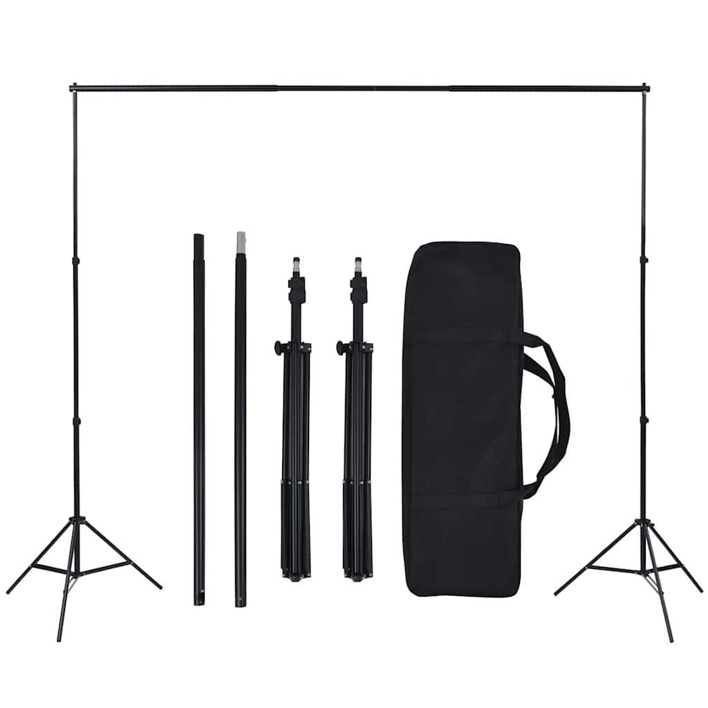 Fotografska oprema sa svjetlom softbox, pozadinom i reflektorom