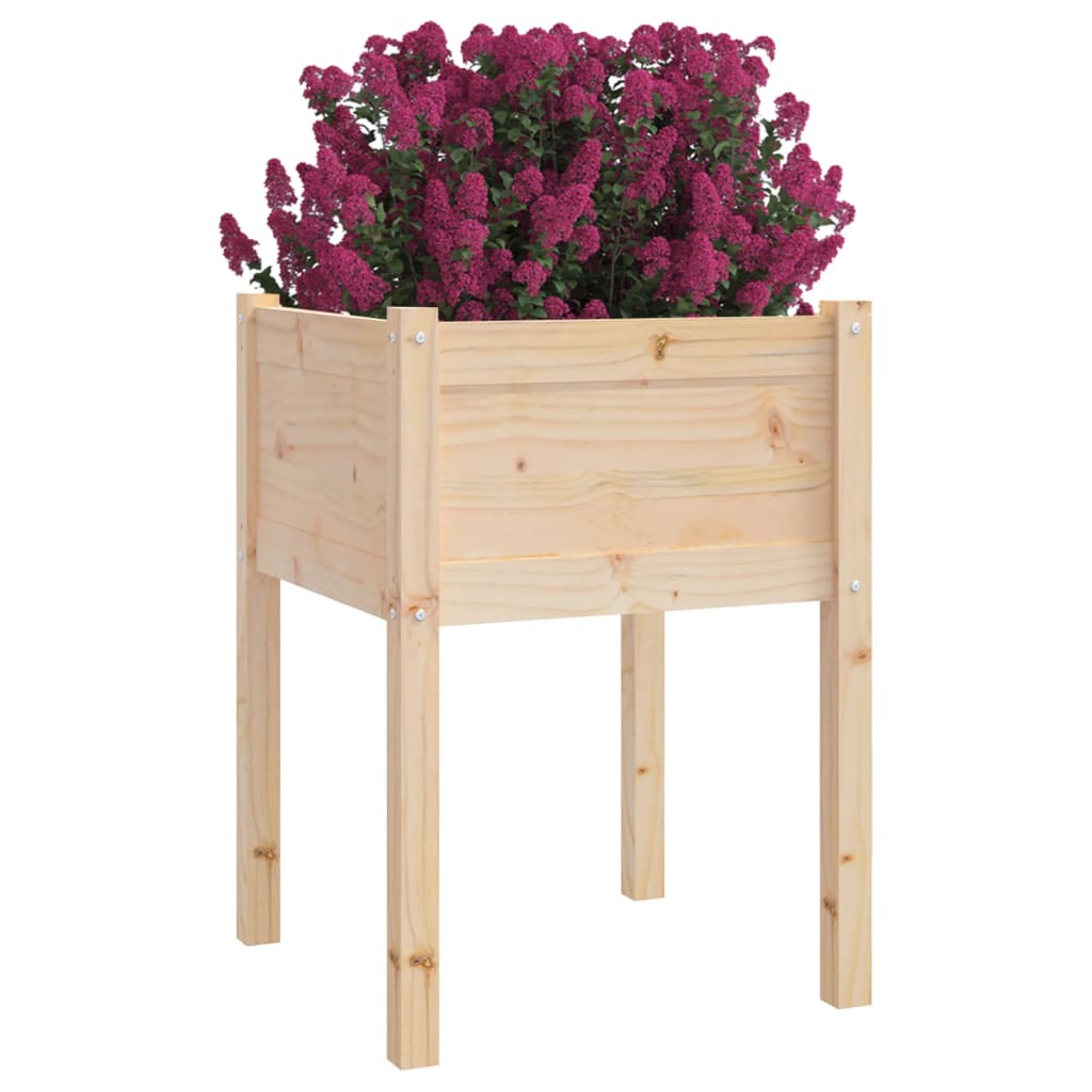 Vrtne sadilice 2 kom 50 x 50 x 70 cm od masivne borovine