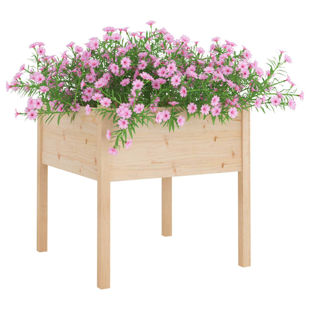 Vrtna sadilica 70 x 70 x 70 cm od masivne borovine