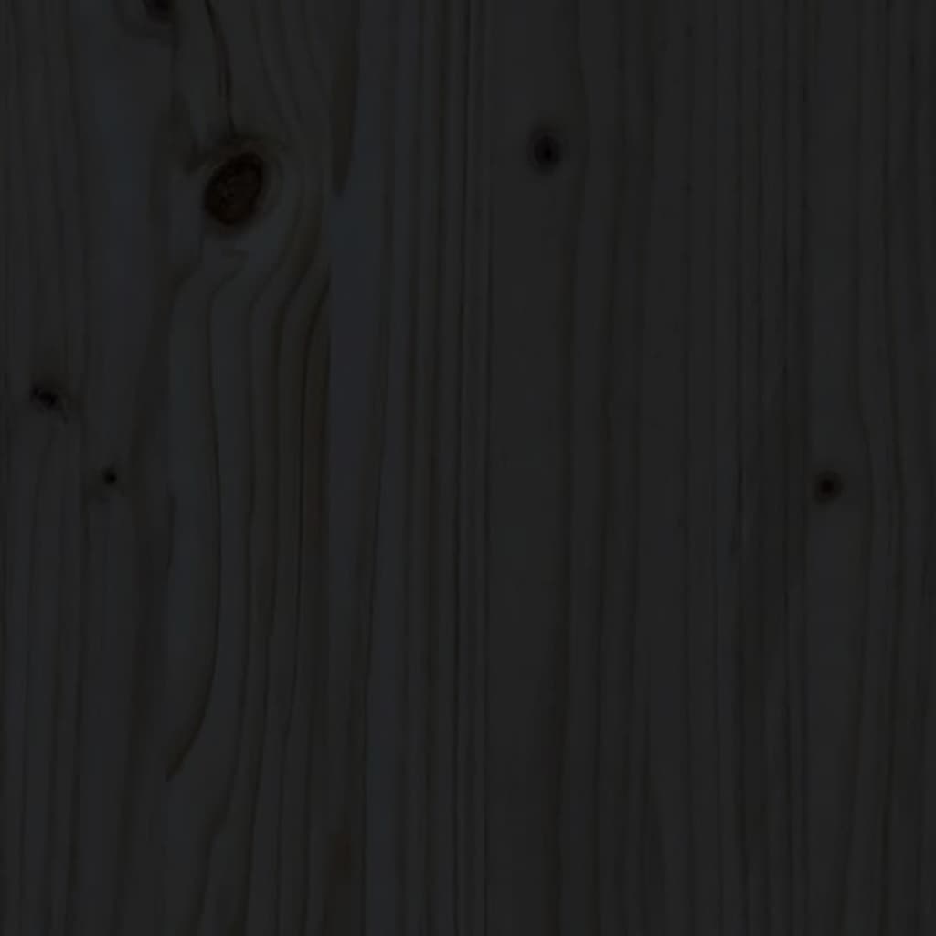 Ormarić za knjige / pregrada crni 40 x 35 x 167 cm od borovine