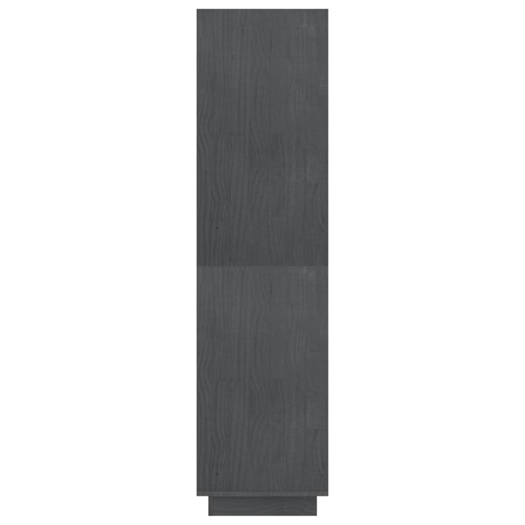 Ormarić za knjige / pregrada sivi 80x35x135 cm od borovine
