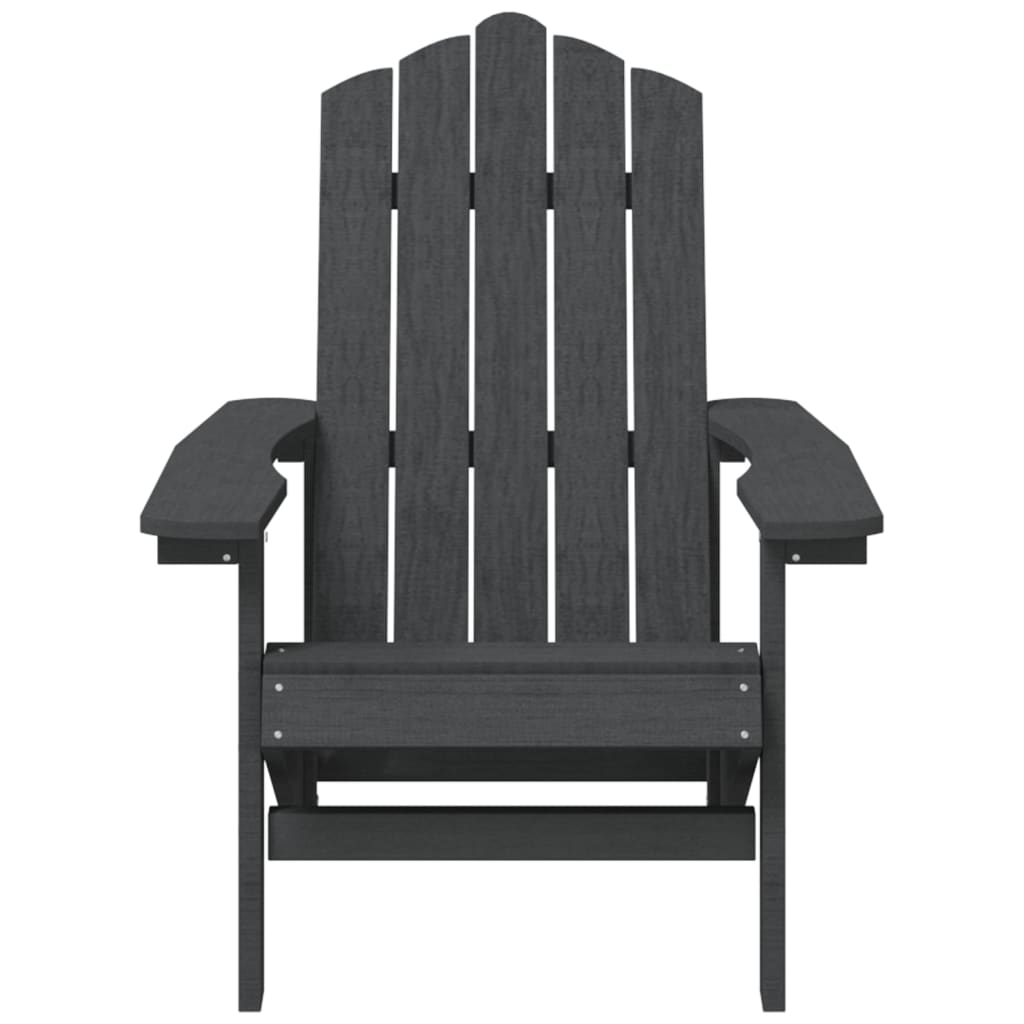 Vrtna stolica Adirondack HDPE antracit
