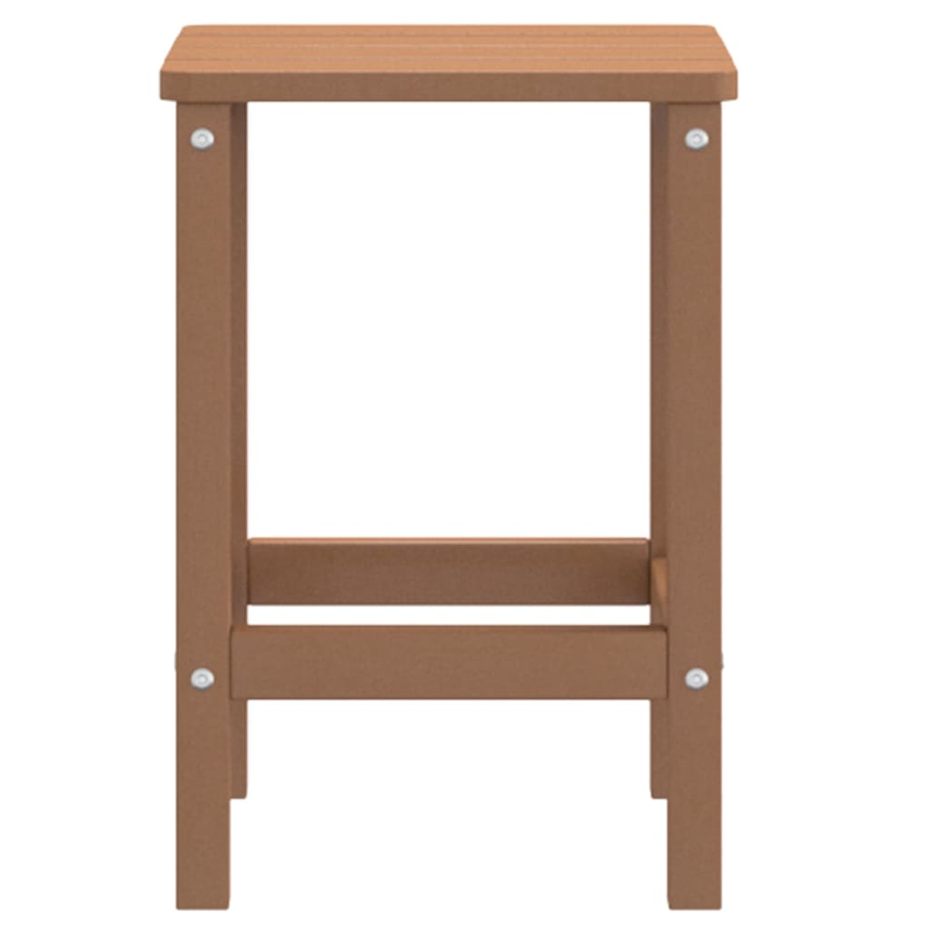 Vrtni stol Adirondack smeđi 38 x 38 x 46 cm HDPE
