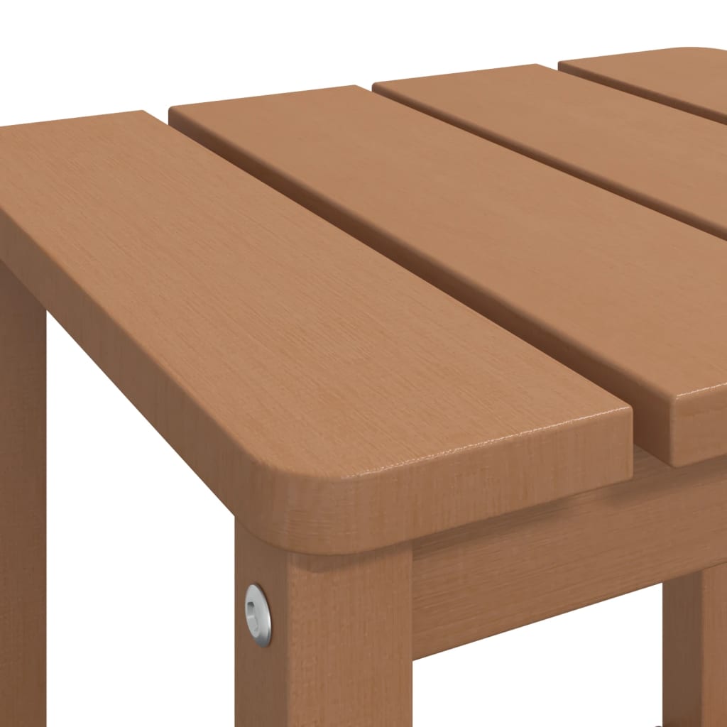 Vrtni stol Adirondack smeđi 38 x 38 x 46 cm HDPE