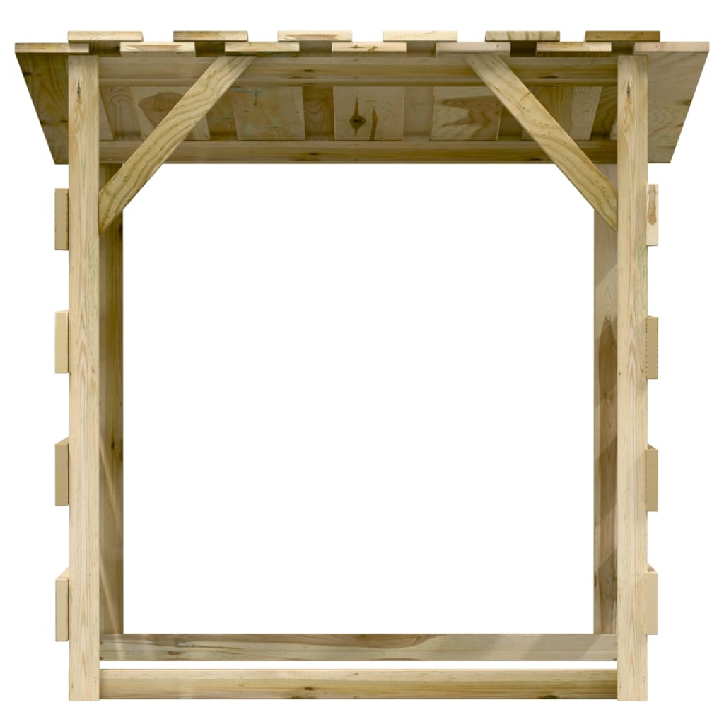 Pergola s krovom 100 x 90 x 100 cm od impregnirane borovine