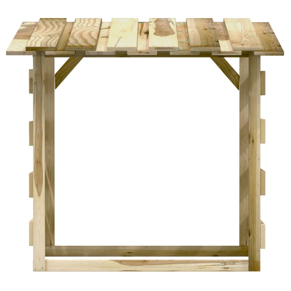 Pergola s krovom 100 x 90 x 100 cm od impregnirane borovine