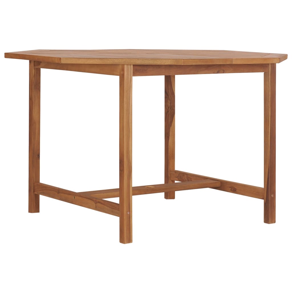 Vrtni blagovaonski stol 110 x 110 x 75 cm od masivne tikovine