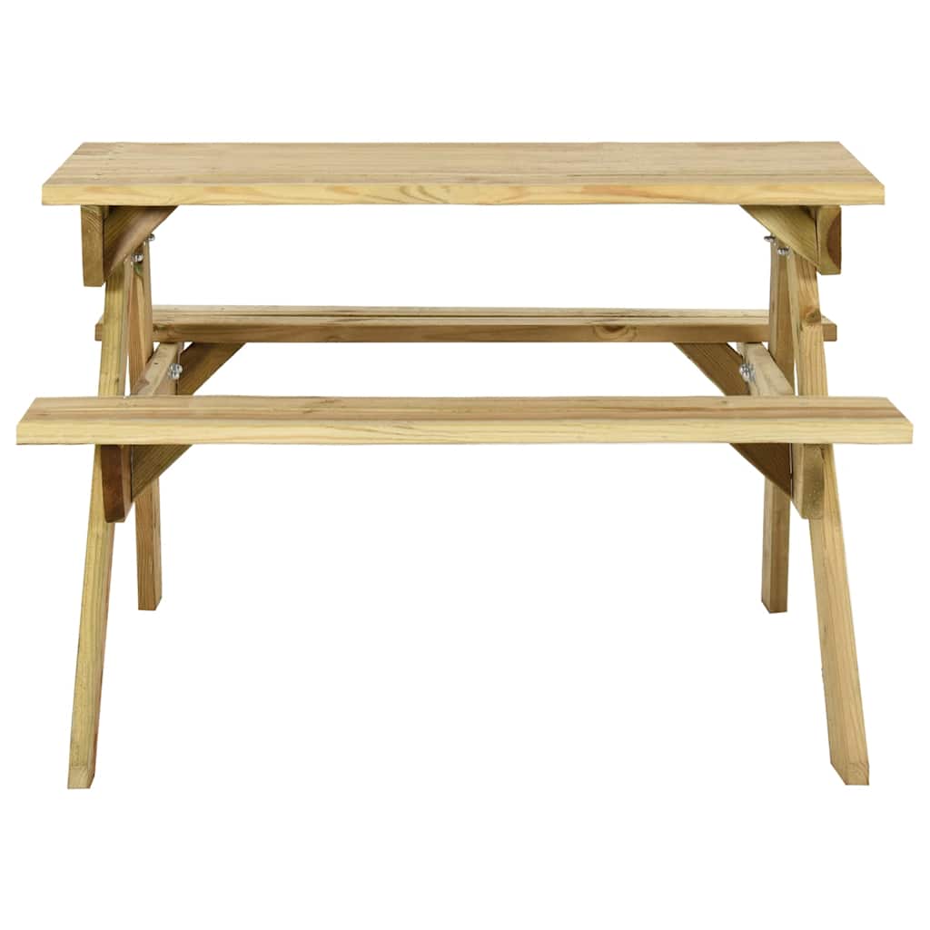 Stol za piknik s klupama 110x123x73 cm od impregnirane borovine