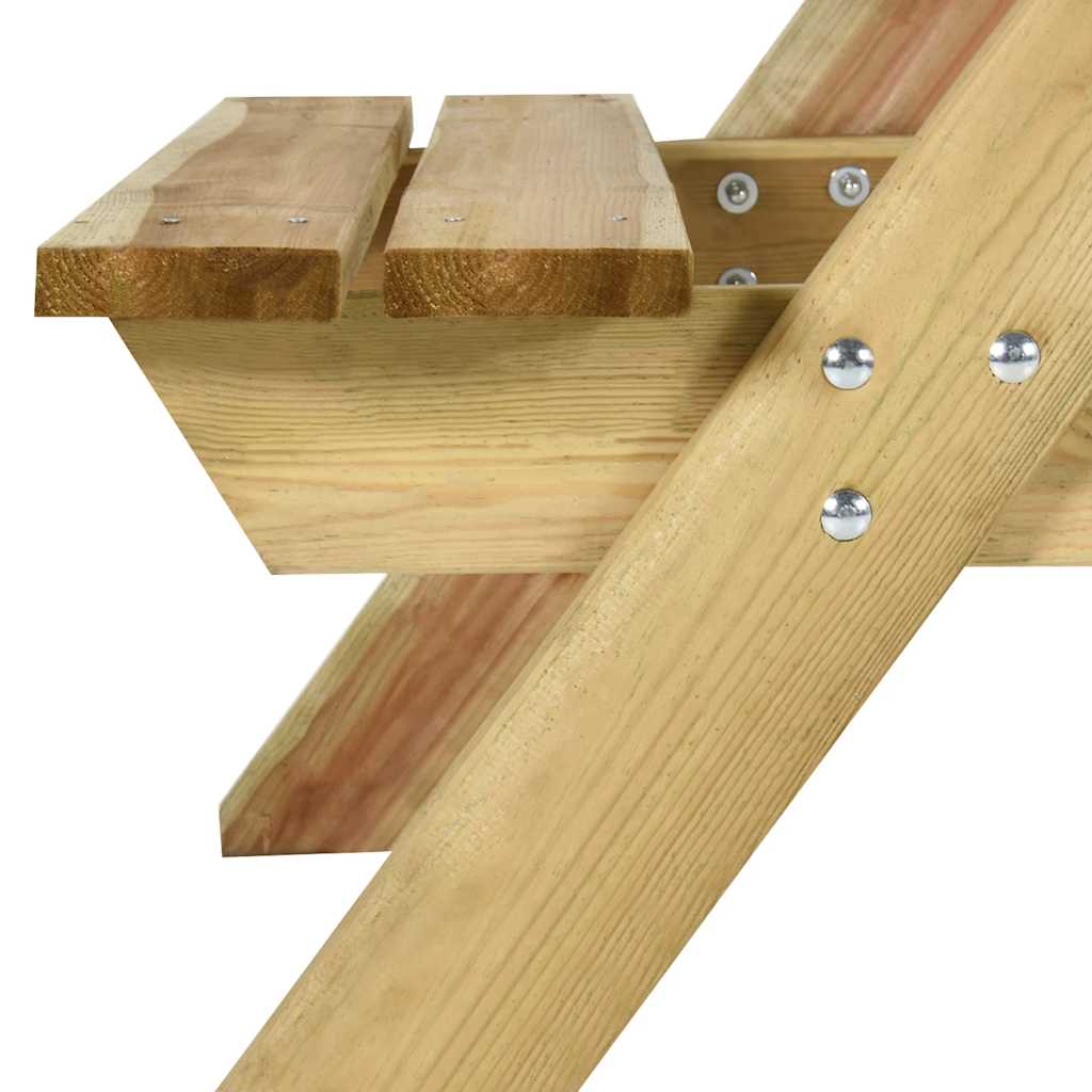 Stol za piknik s klupama 110x123x73 cm od impregnirane borovine