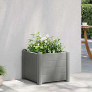 Povišena vrtna gredica PP siva boja kamena 43 x 43 x 35 cm