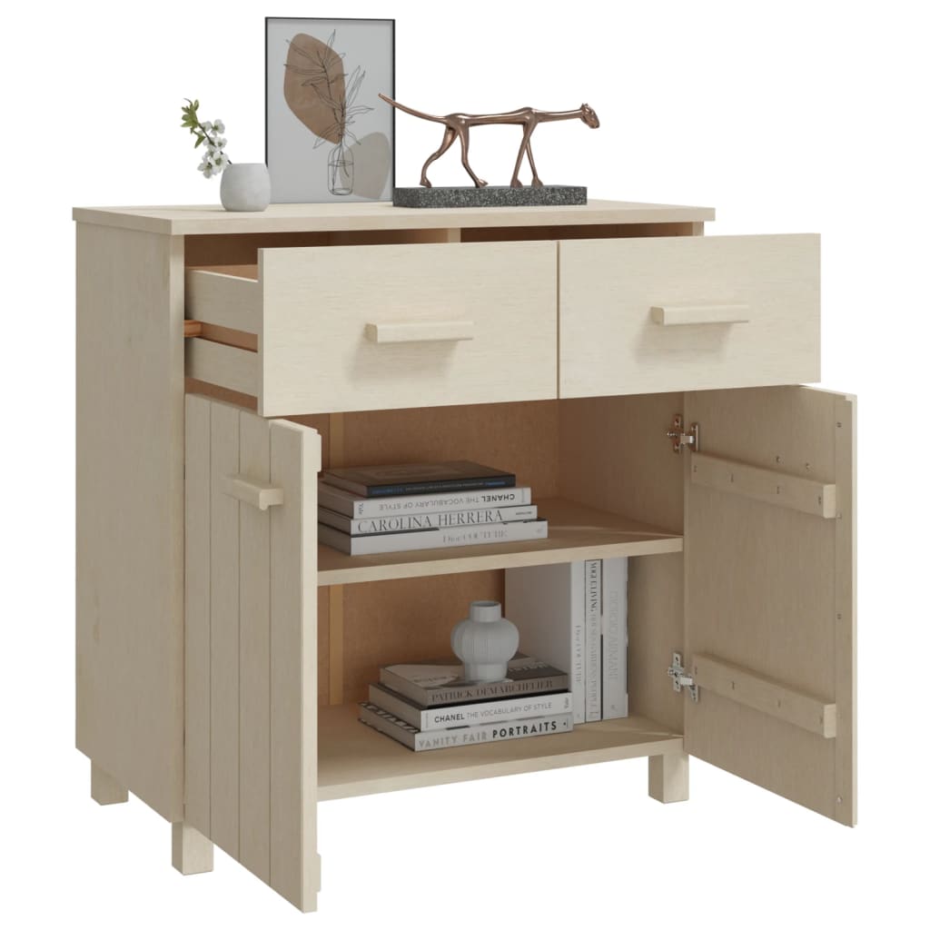 Komoda HAMAR boja meda 79 x 40 x 80 cm od masivne borovine