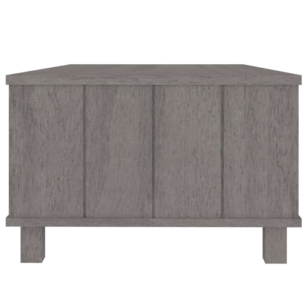 Stolić za kavu HAMAR svjetlosivi 100x55x35 cm masivna borovina